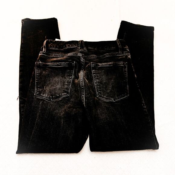 Good American Curve Straight Leg GC625T Denim jeans Charcoal Wash 206 Size 27 - Picture 5 of 8